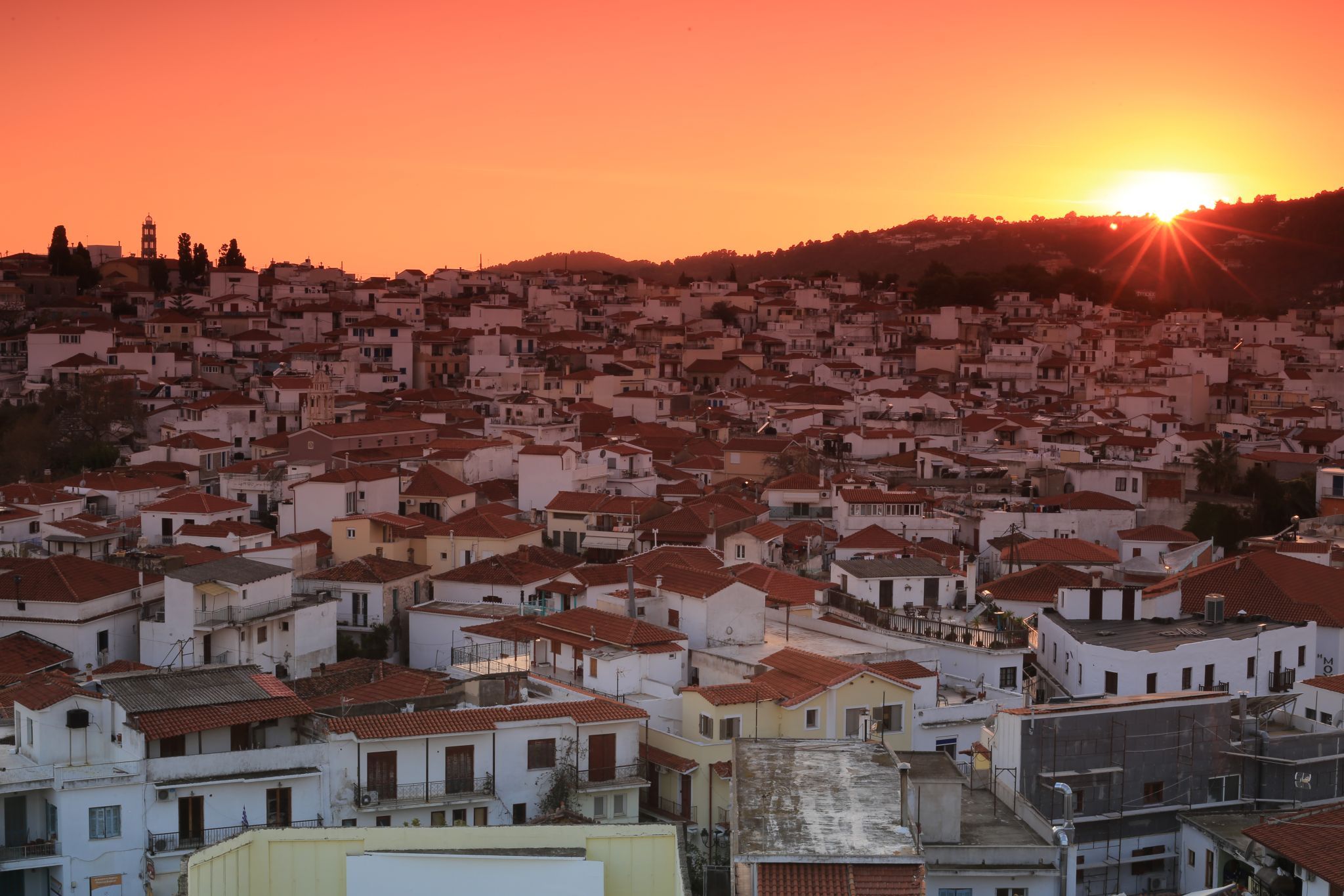 Skiathos Port / Town View, Greece