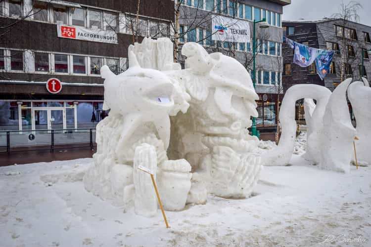 snow sculptures