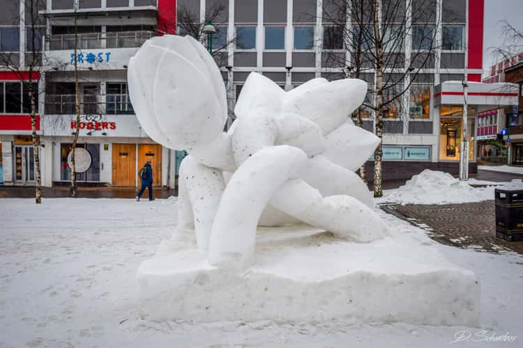 snow sculptures