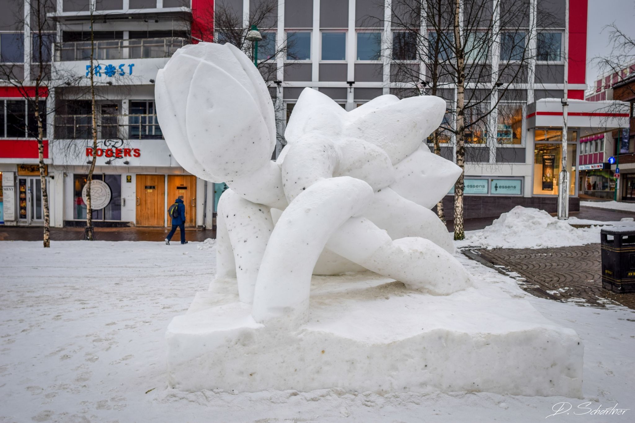 snow sculptures, Norway