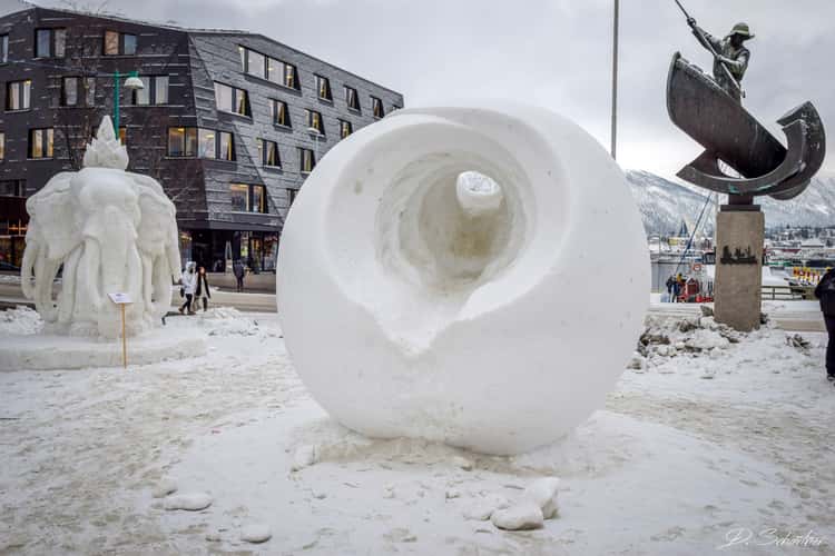 snow sculptures