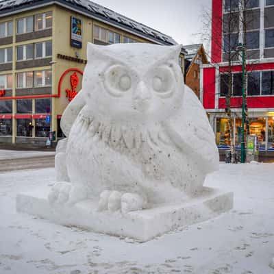 snow sculptures, Norway