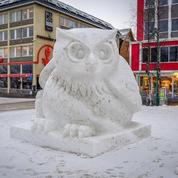 snow sculptures, Norway