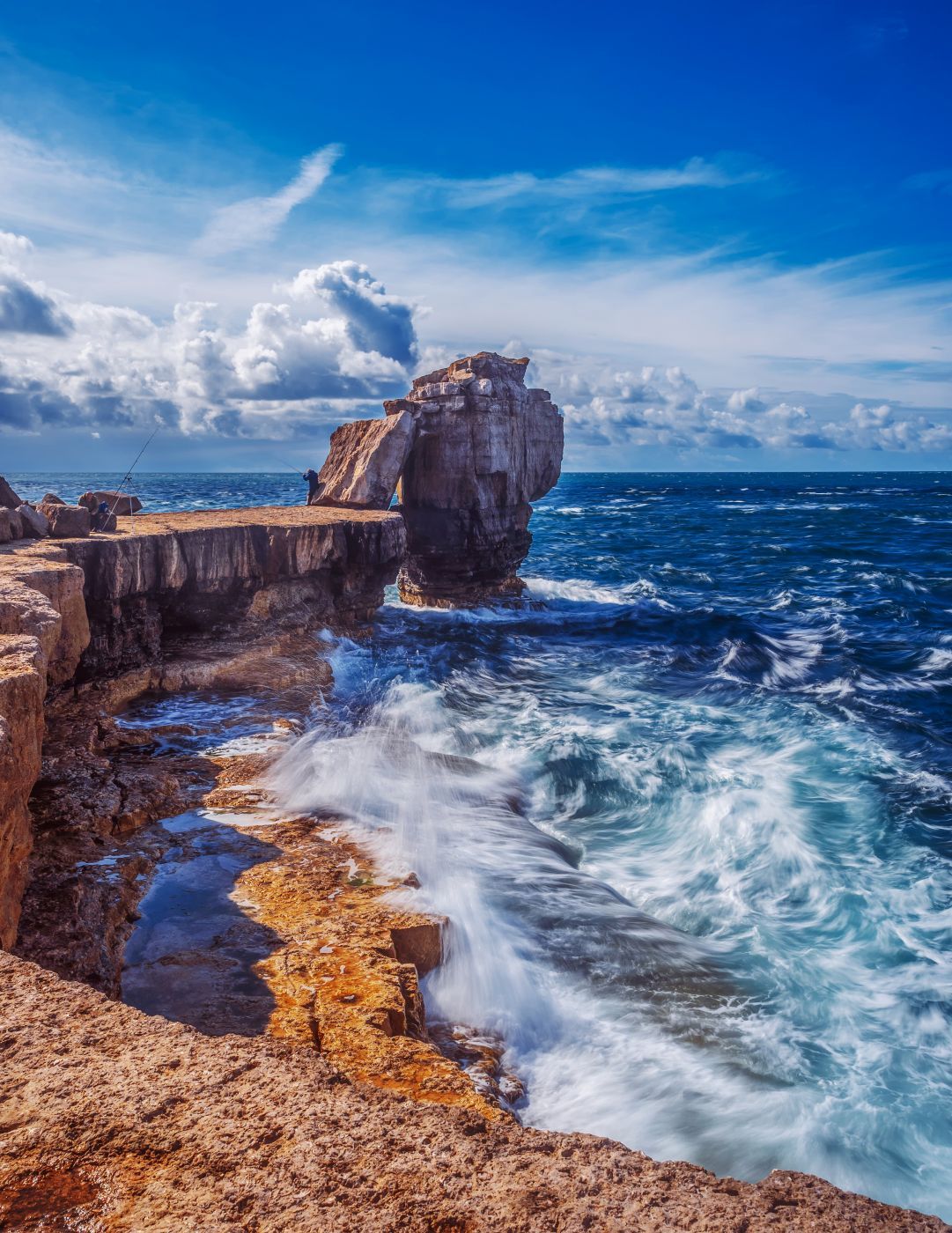 Sunset at Pulpit Rock, Dorset, United Kingdom
