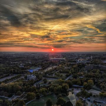 Sunset in Dortmund, Germany
