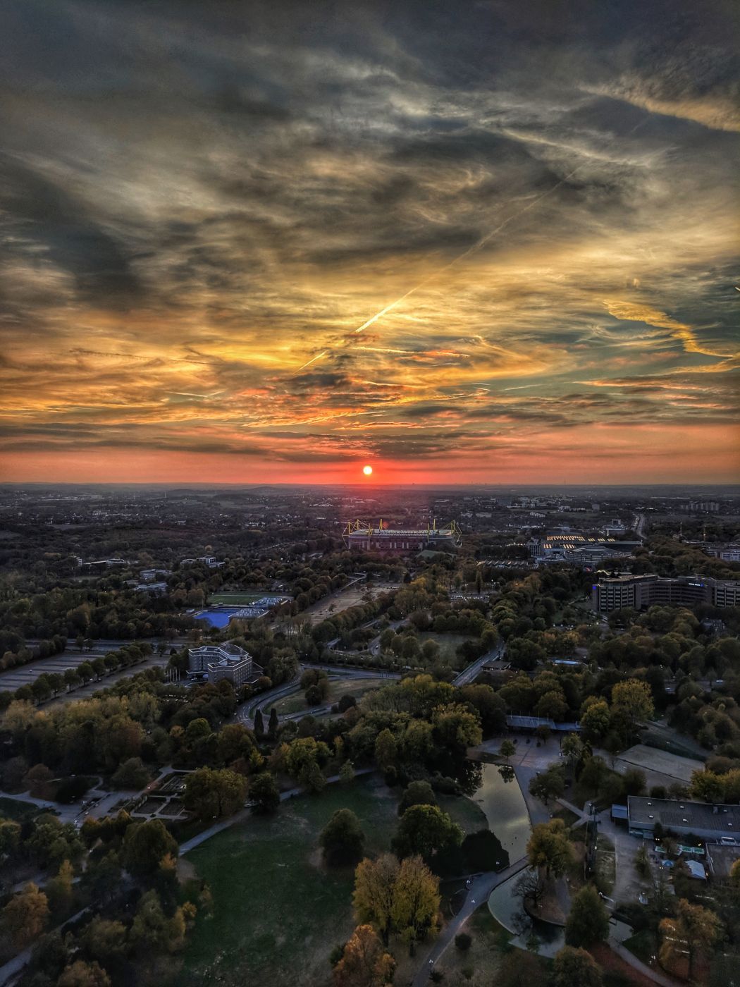 View from Florian Tower, Dortmund, Germany