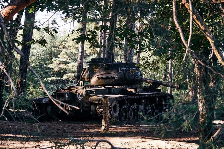 Tank at the nature reserve 'Brander Wald'