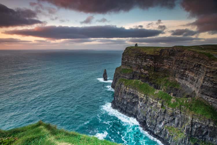Cliffs of Moher, view to O'Briens Tower