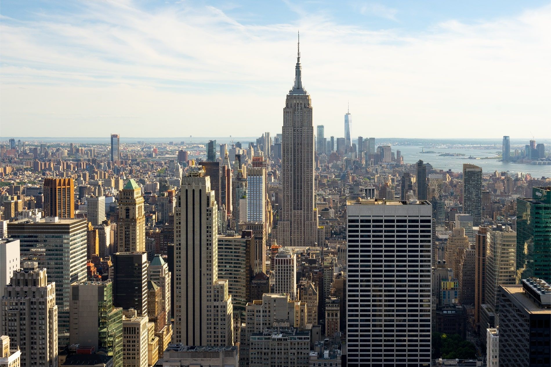 View from “Top of the Rock“, New York City, USA