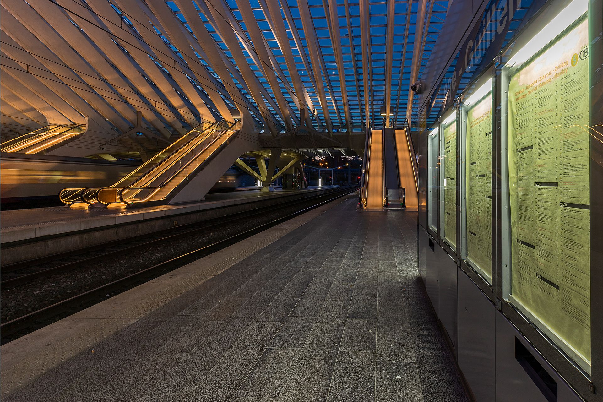 Train Station Liège-Guillemins, Liège, Belgium
