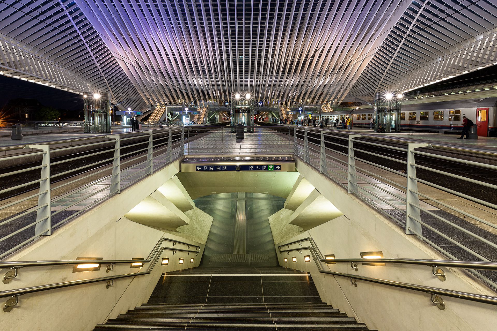 Train Station Liège-Guillemins, Liège, Belgium