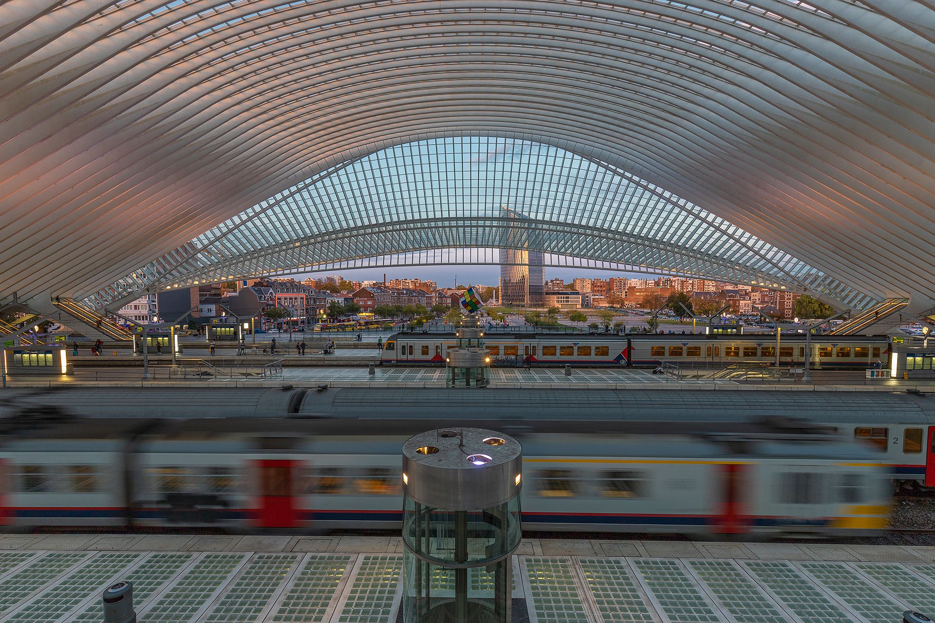 Train Station Liège-Guillemins, Liège, Belgium