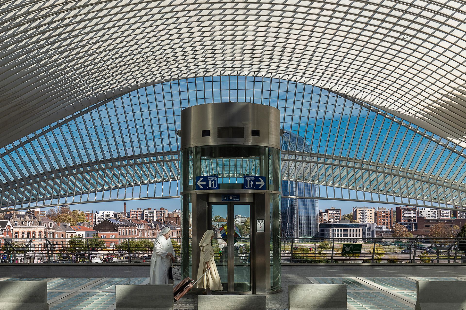 Train Station Liège-Guillemins, Liège, Belgium