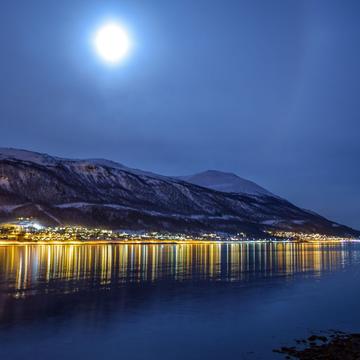 Tromsø at night, Norway