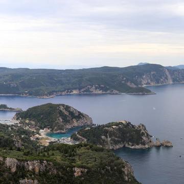 View From Angelokastro Castle At Corfu, Greece