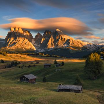 Seiser Alm in South Tyrol, Italy
