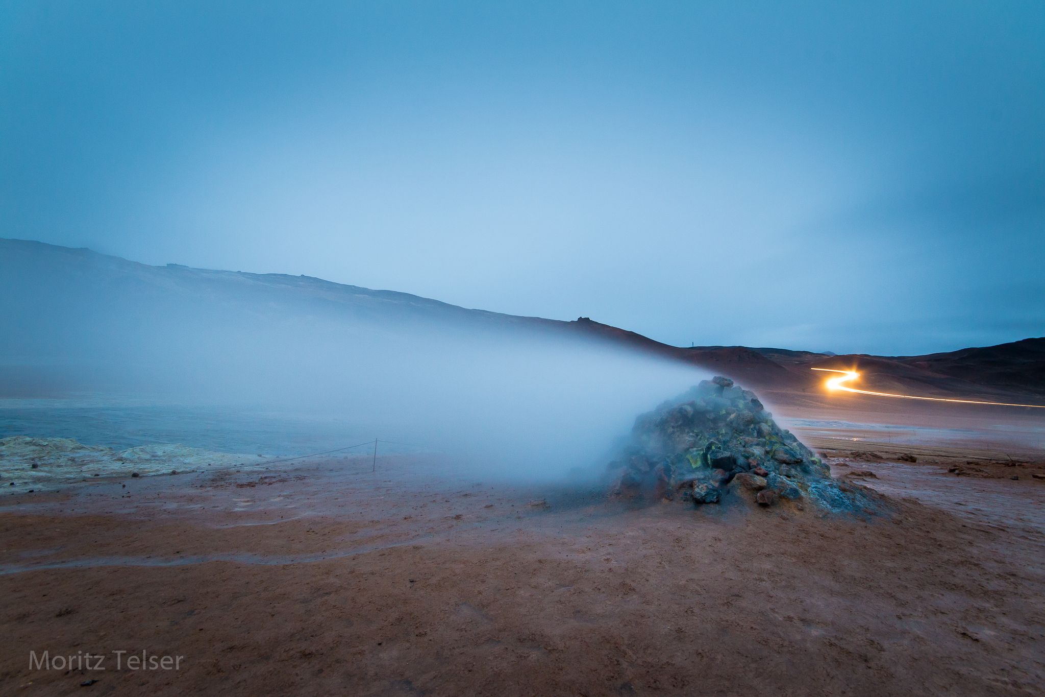 An S-curve in Iceland, Iceland