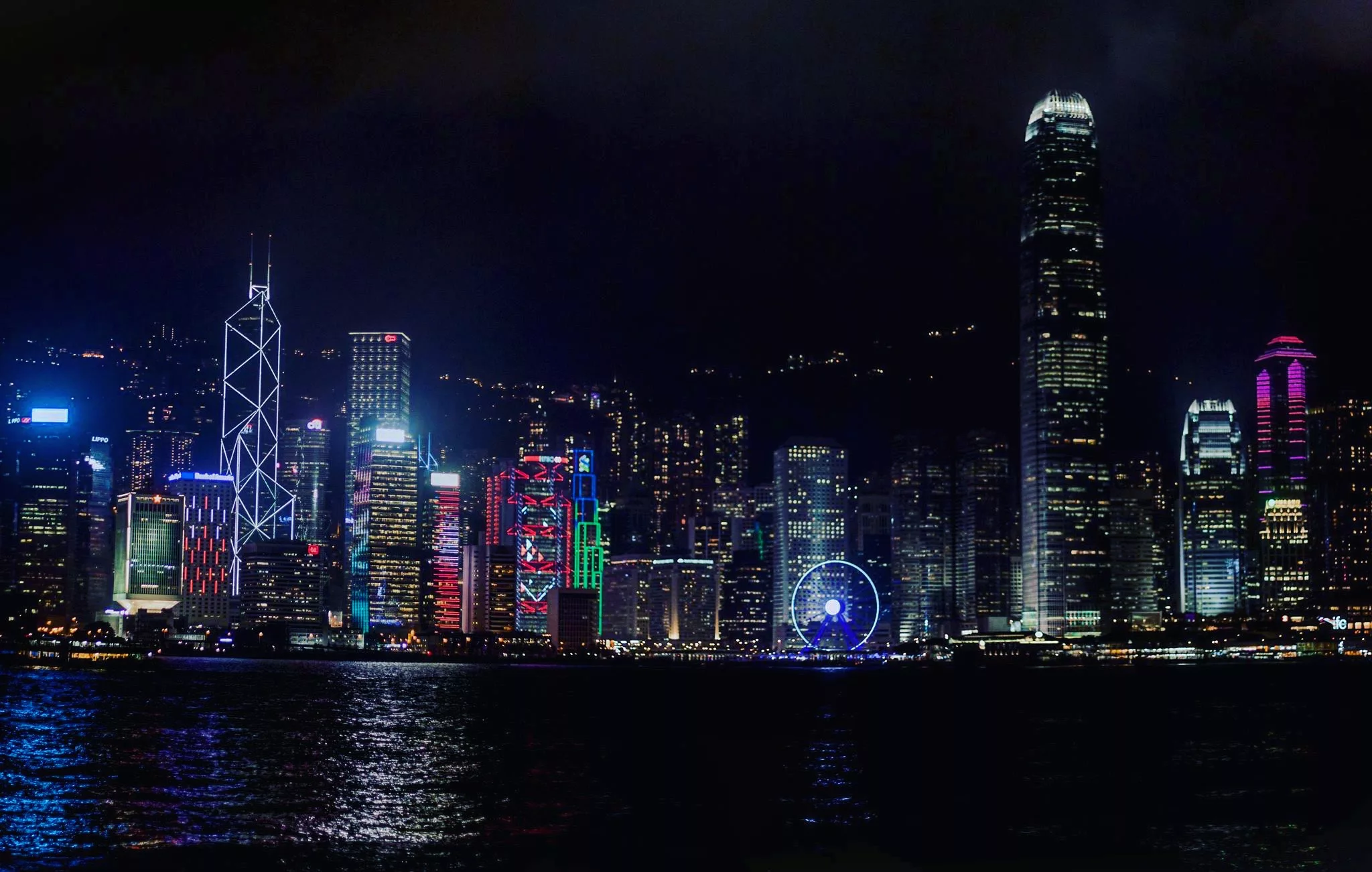 Bay opposing the victoria bay, Hong Kong
