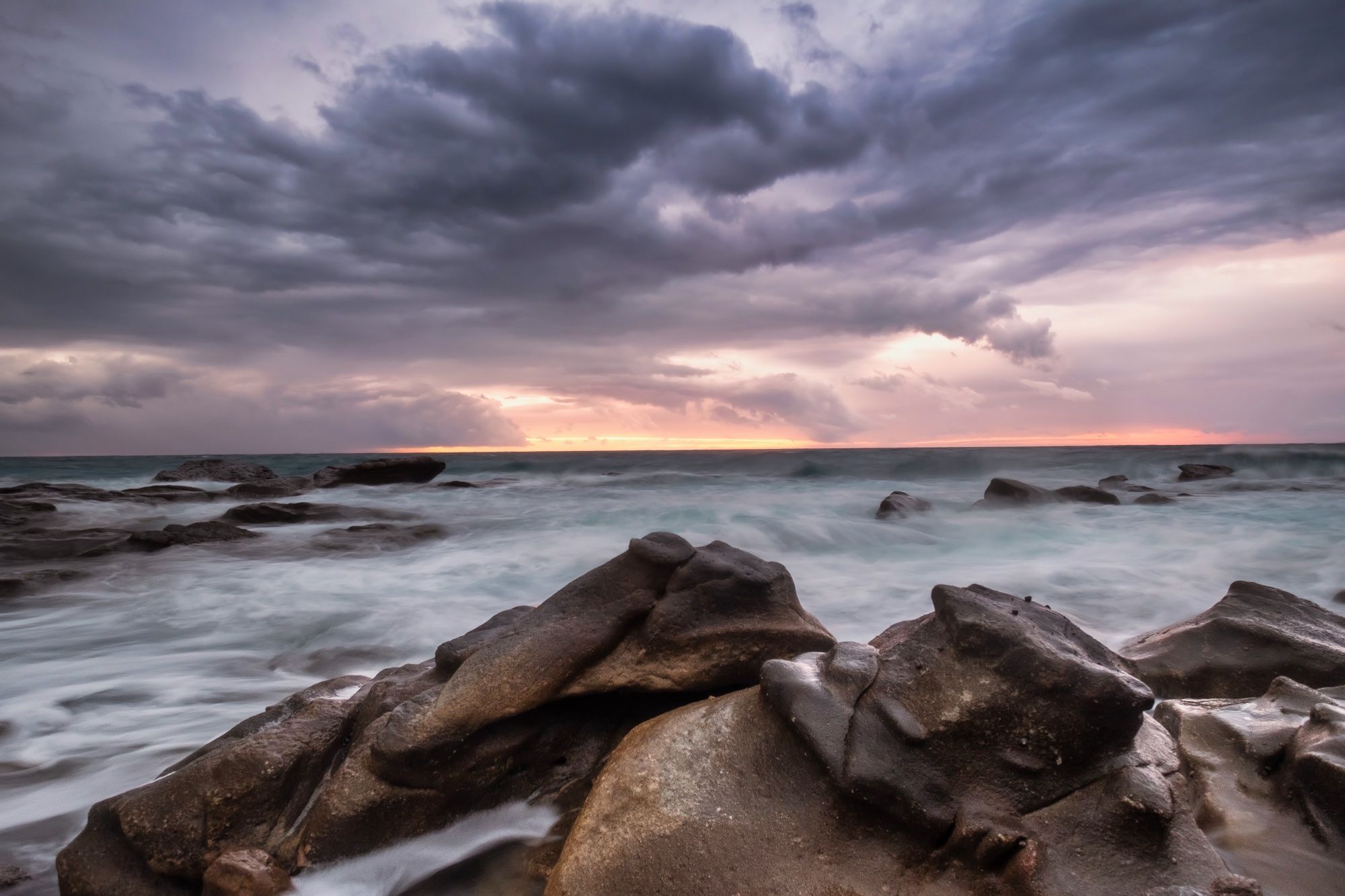 Bordighera coastline, Italy
