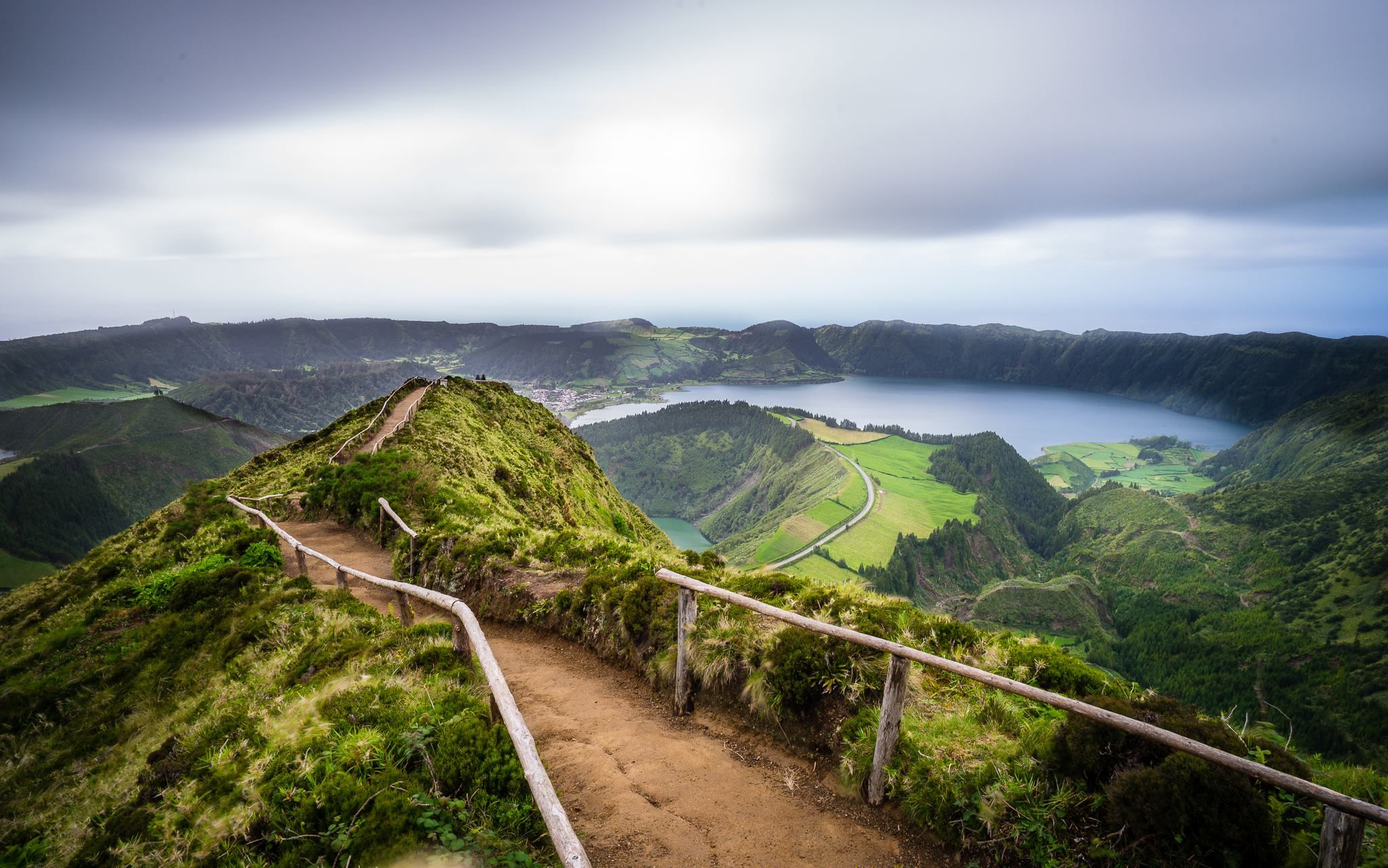 Path to Miradouro da Grota do Inferno, São Miguel, Azores, Portugal