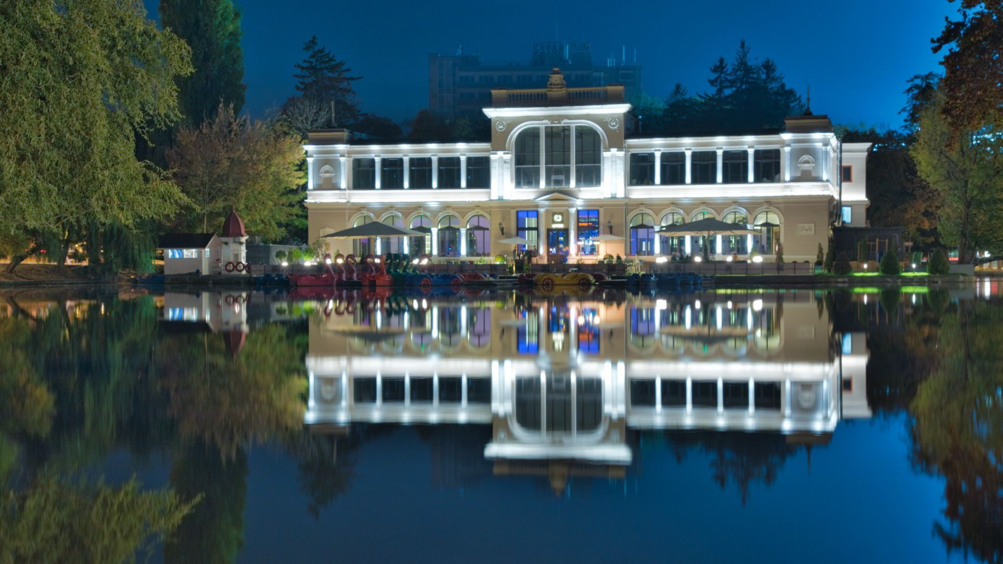 Central park restaurant in Cluj-Napoca, Romania