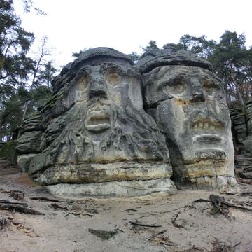Certovy hlavy - Devil's heads (Želízy), Czech Republic