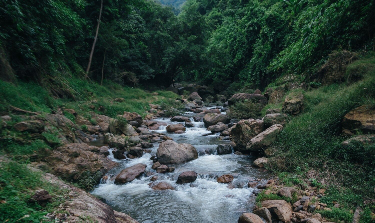 Chong lom waterfall, Thailand
