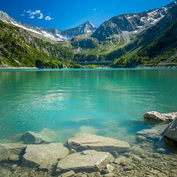 Clear water lake, Italy