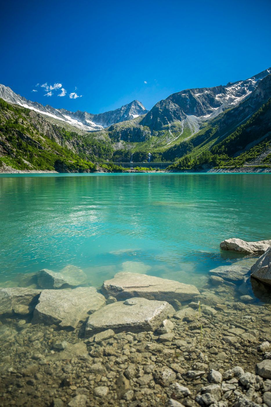 Clear water lake, Italy