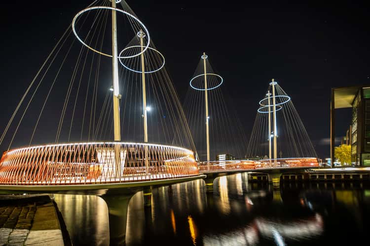Cirkel bro (Circle bridge) by Olafur Eliasson, Copenhagen