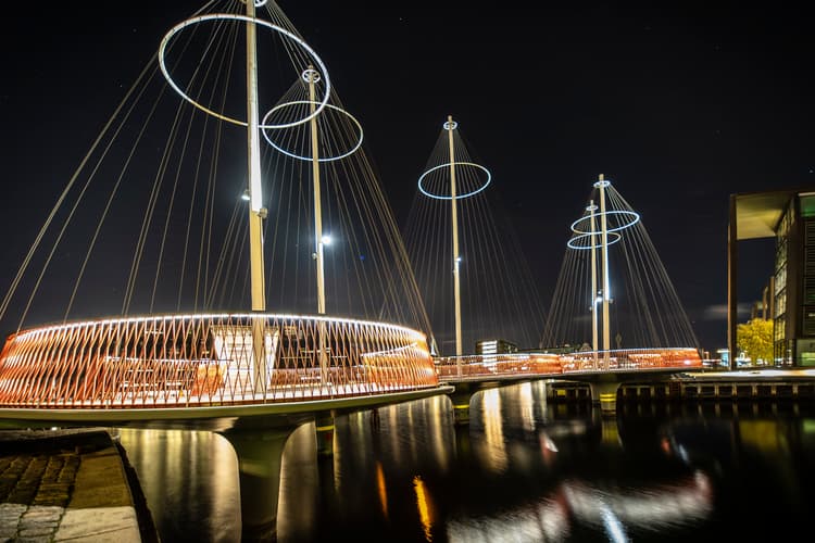 Cirkel bro (Circle bridge) by Olafur Eliasson, Copenhagen