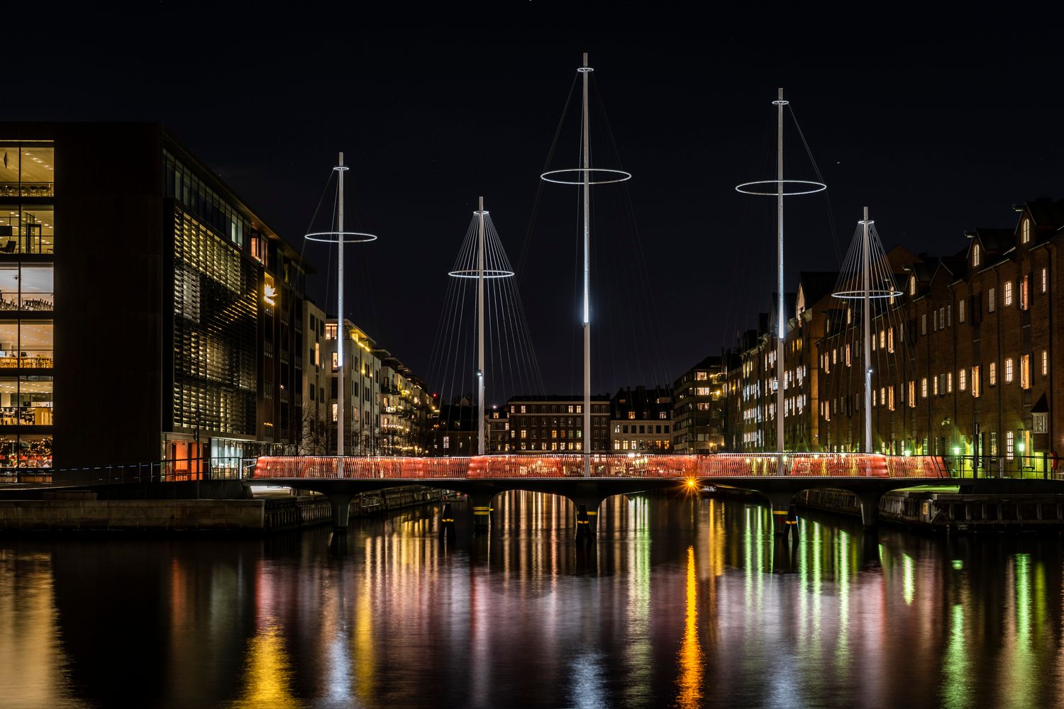 Cirkel bro (Circle bridge) by Olafur Eliasson, Copenhagen, Denmark