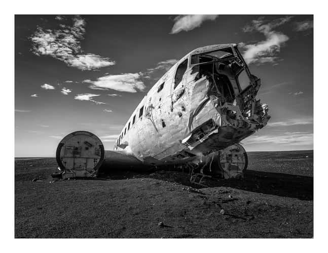 Solheimasandur Plance Wreck from the front