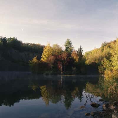 flooded gravel pit, Germany