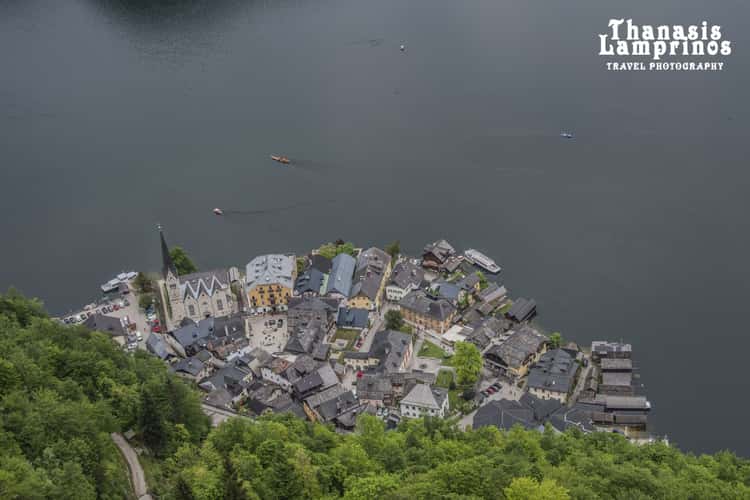 Hallstatt Village View from skywalk view point