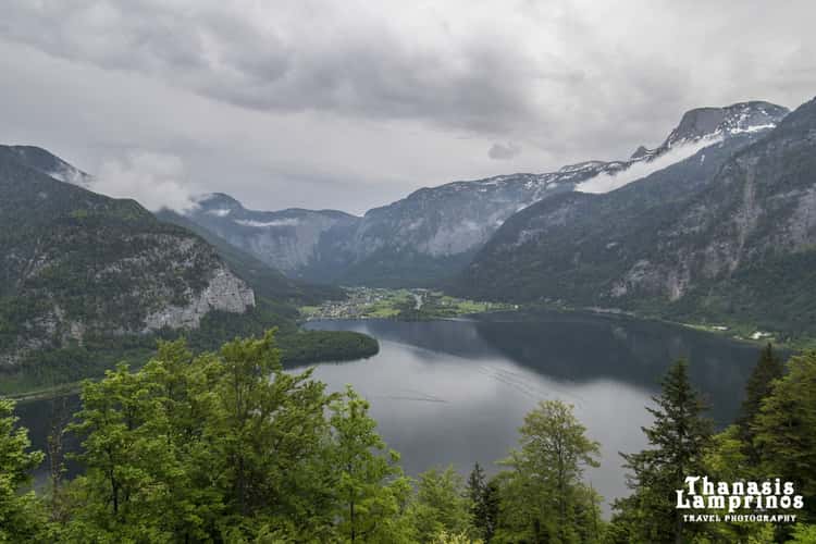 Hallstatt Village View from skywalk view point