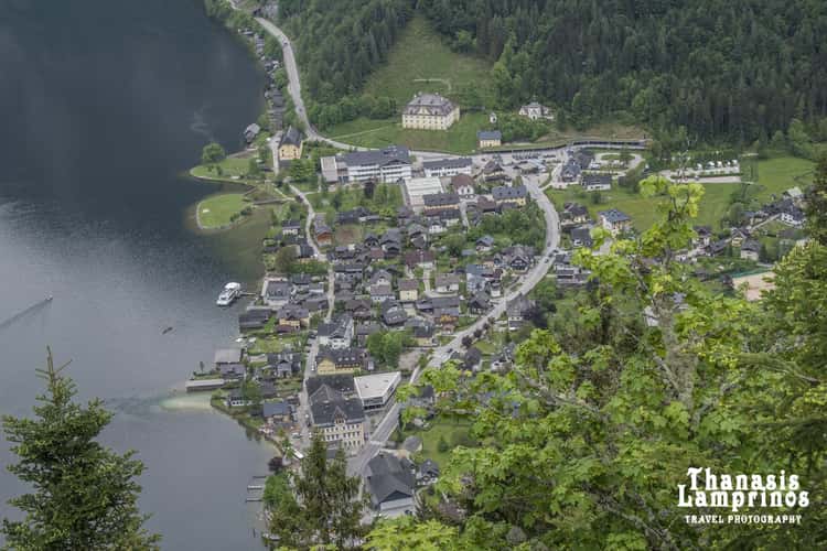 Hallstatt Village View from skywalk view point