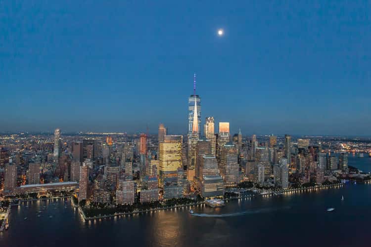 Helicopter over Hudsonriver
