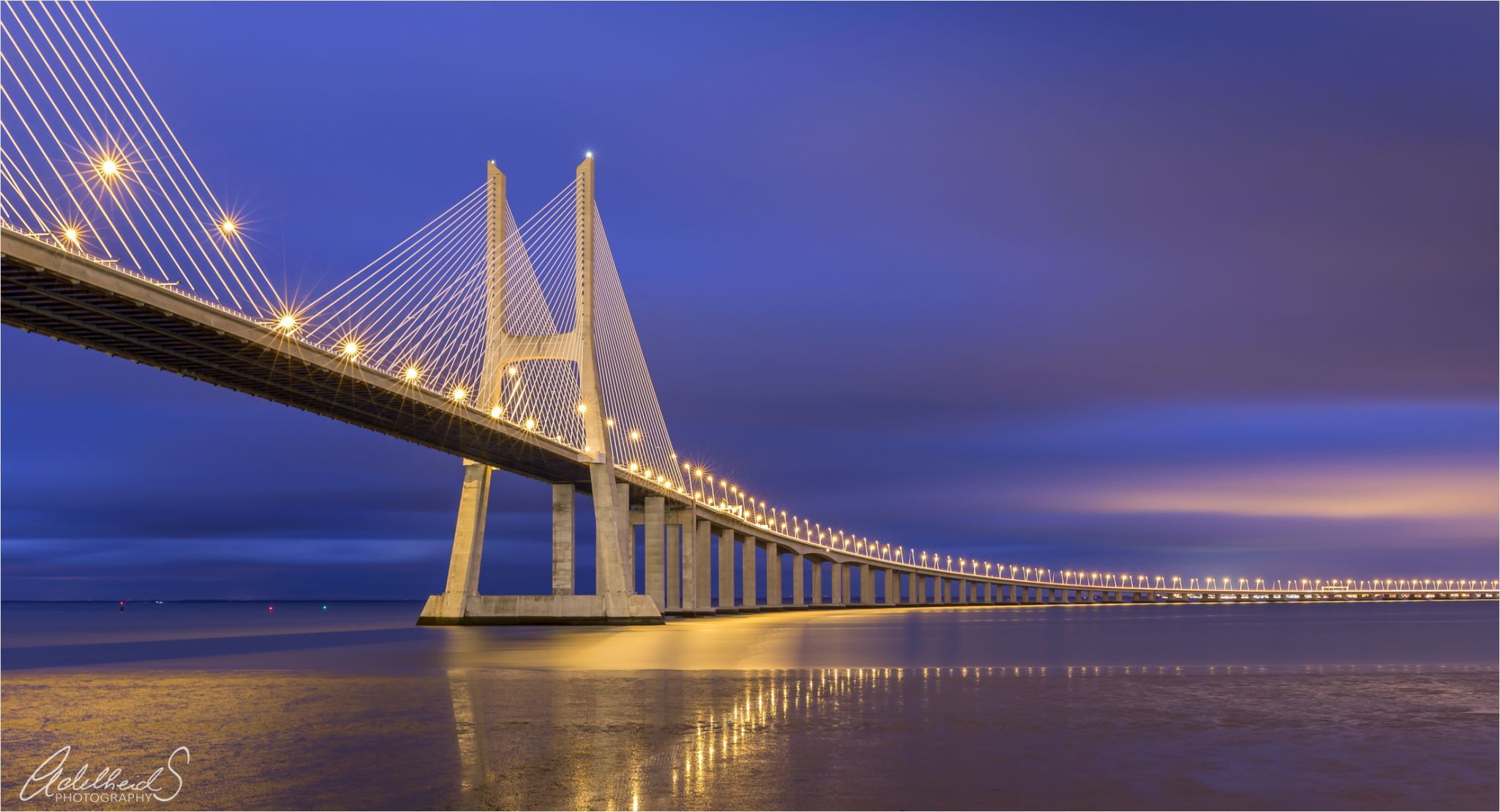 Vasco da Gama Bridge, Lisbon, Portugal