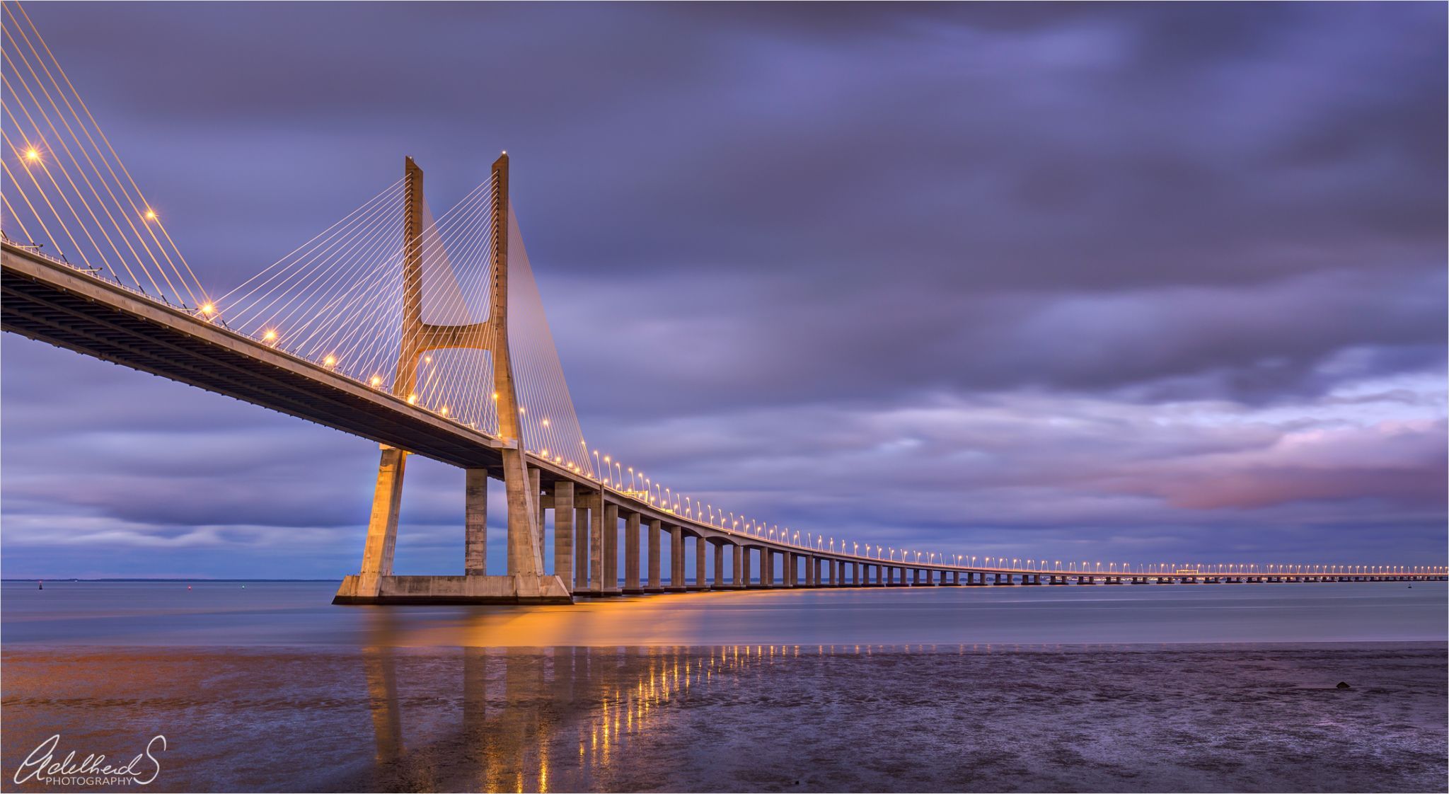 Vasco da Gama Bridge, Lisbon, Portugal