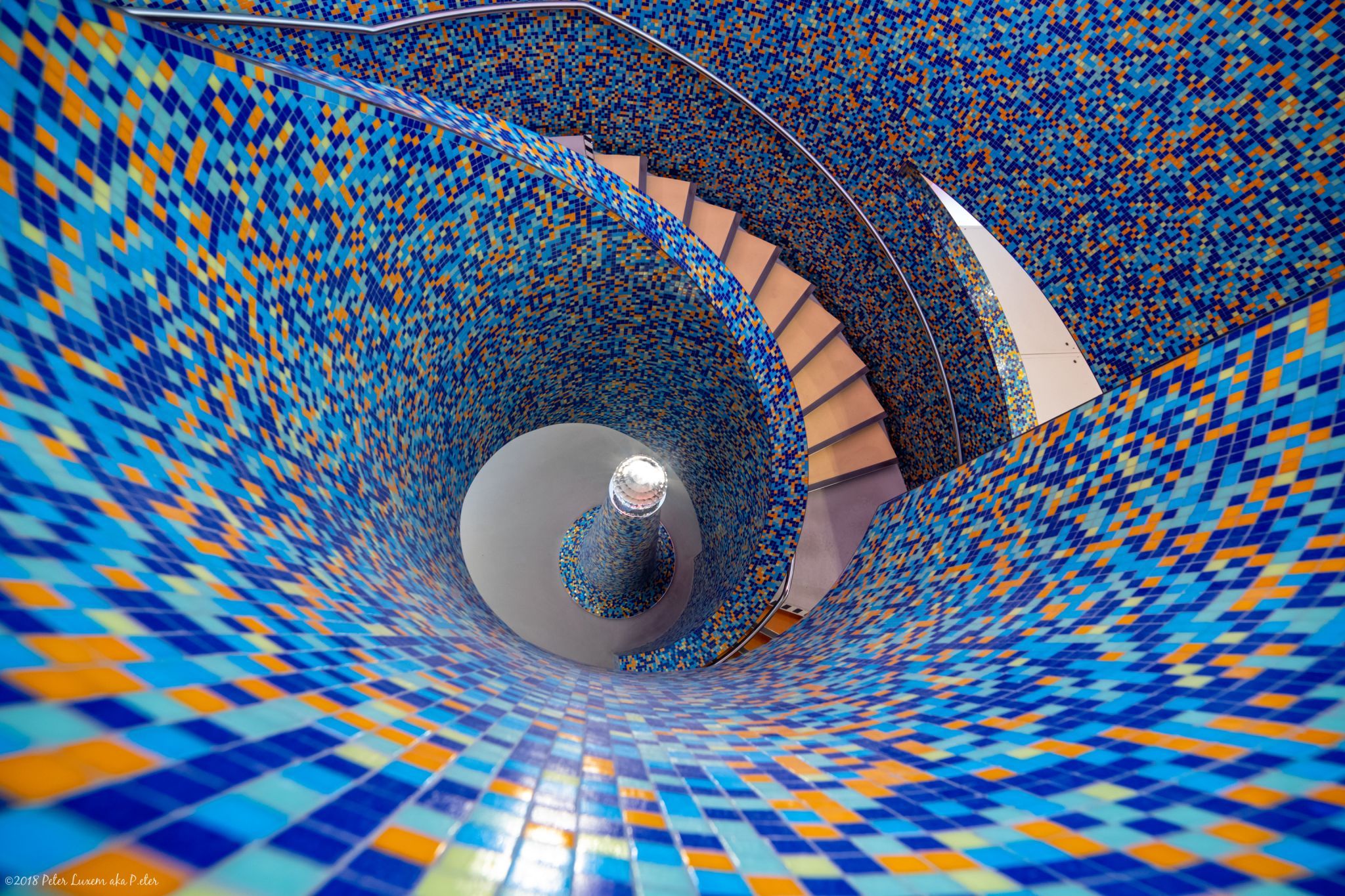 Inside the Groninger Museum of Modern Art, Netherlands