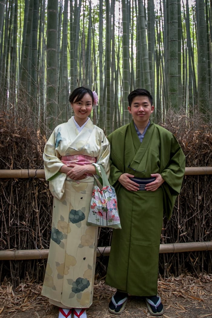 Kimono for a day Arashiyama Bamboo Grove, Japan