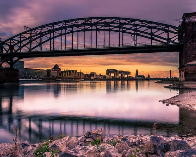 Cologne Panorama from the Southbridge