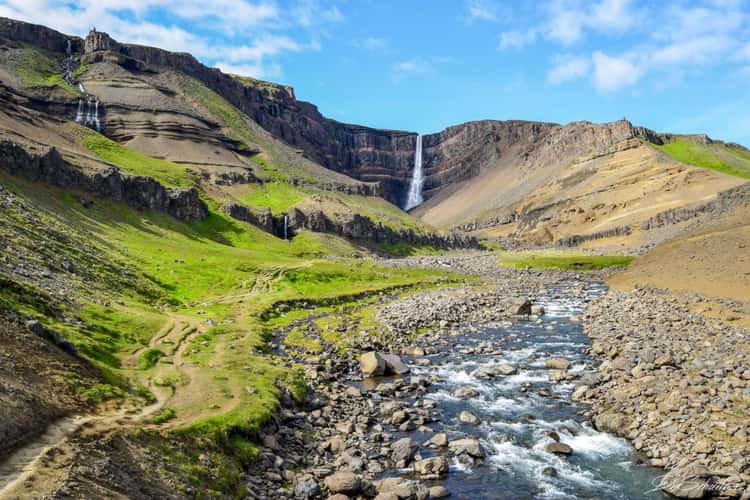 Litlanesfoss in Iceland