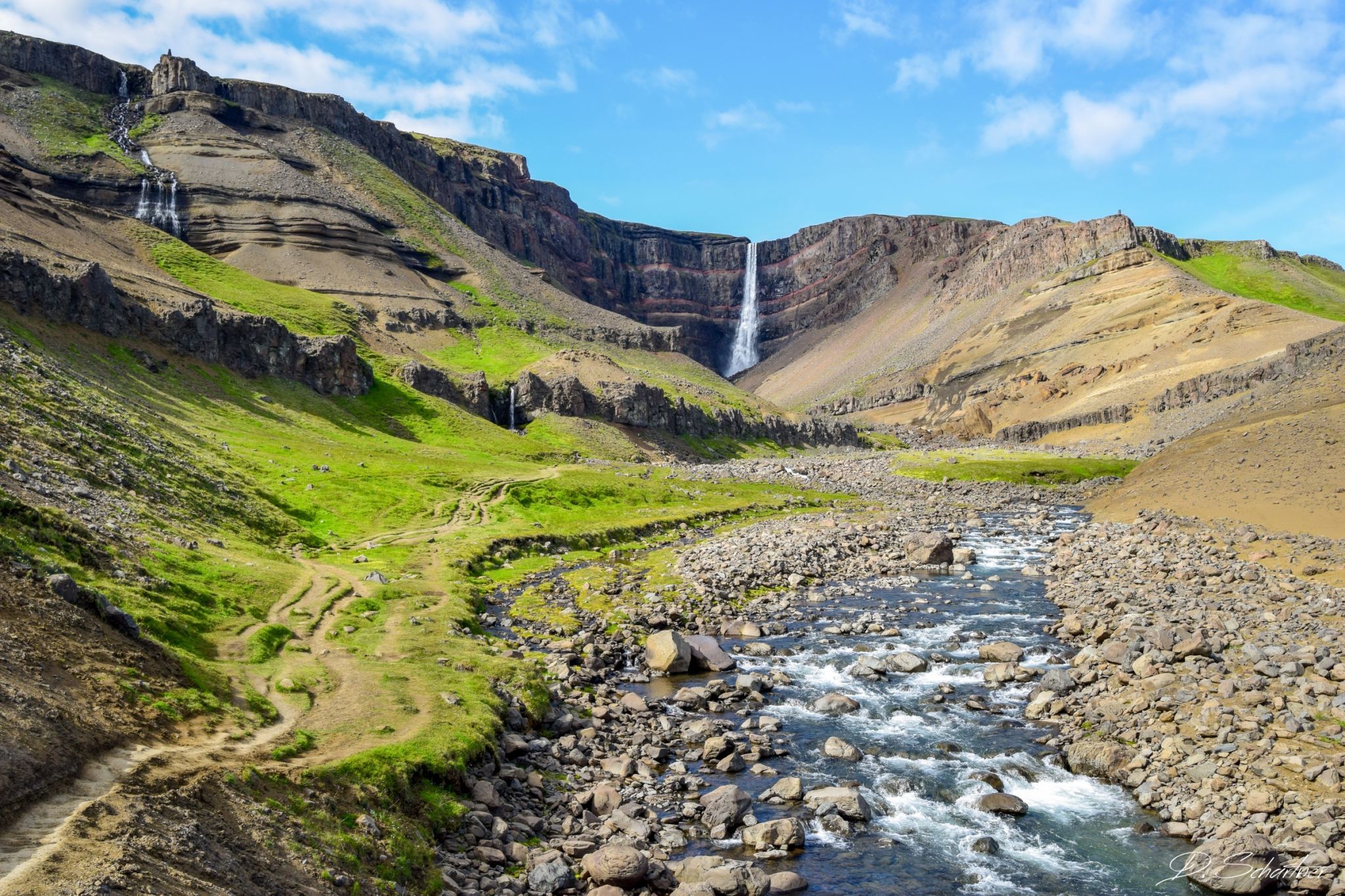 Litlanesfoss in Iceland, Iceland