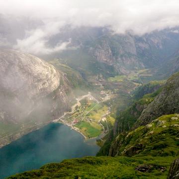 Lysebotn from top, Norway