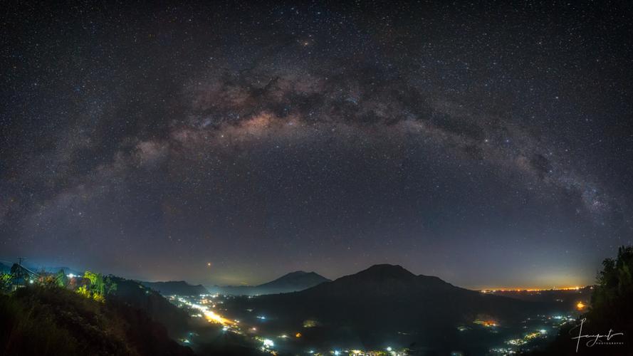 Milkyway Over Batur Mount