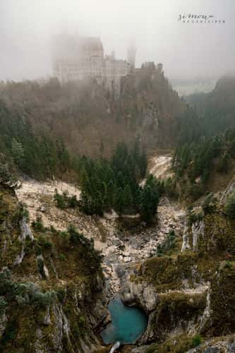 Neuschwanstein Castle from Marienbridge - The classic view