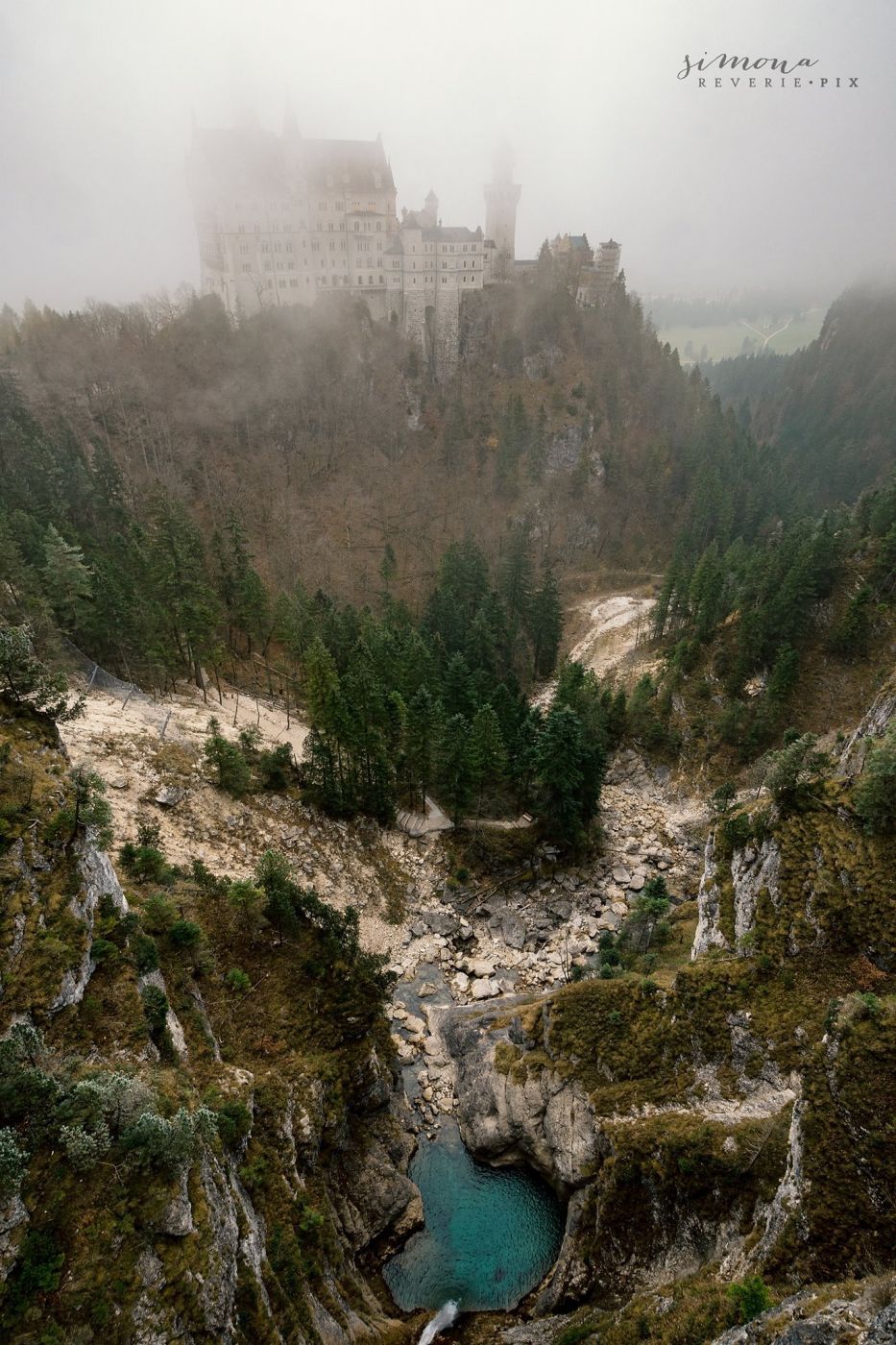 Neuschwanstein Castle from Marienbridge - The classic view, Germany