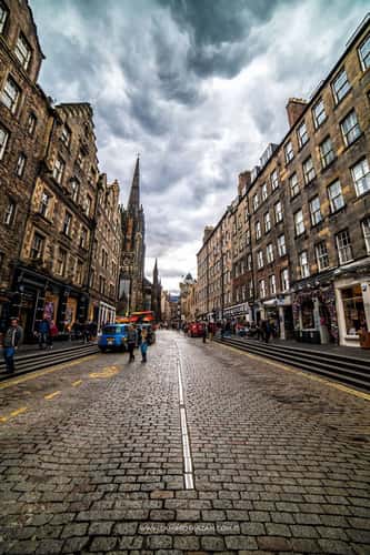 Old city of Edinburgh